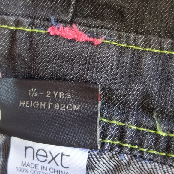 NEW with Tags Next 2Pc Shirt/Denim Jumper 1.5 - 2 Years - Picture 13 of 13